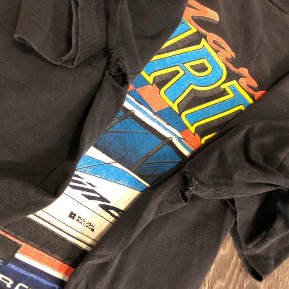 90s NASCAR Mens Medium Faded Mark Martin Sz XL - Picture 3 of 3